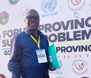 Nord-Kivu: Renforcer le système d&rsquo;information dit « Nyumba Kumi » (10 maisons) et créer une police de proximité; suggère l&rsquo;Hon. Baliesima Kadukima au forum pour la paix à Beni