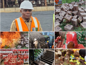 ​RDC: L’OCC Haut-Katanga frappe fort et incinère d&rsquo;importants lots de produits avariés pour protéger les consommateurs