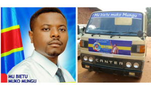 Nord-Kivu: ​Ville et territoire de Beni; le jeune leader Bruno Katsuva Muyisa met un camion Canter à la disposition de la communauté