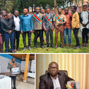 Nord-Kivu: Le Parlement des Jeunes de Kasindi, décerne un brevet de mérite à Jonas Kasimba pour son combat en faveur du statut de commune